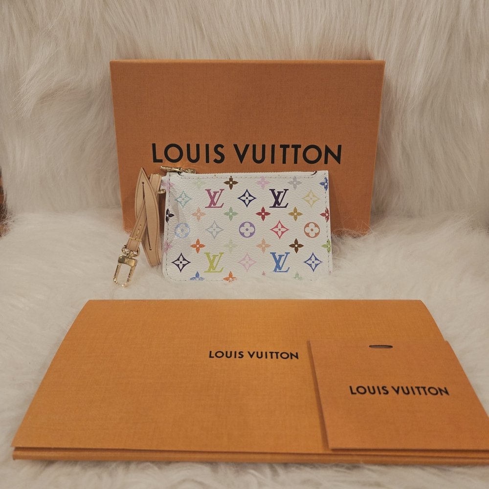 NIB AUTH Limited Louis Vuitton MURAKAMI  Multicolor Monogram Pouch